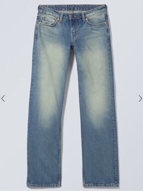 Weekday Arrow Low Straight Jeans Size 27